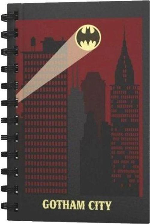 Batman Gotham City Spiralli Defter Siyah 80 Yaprak 17 x 24 DFT-388555