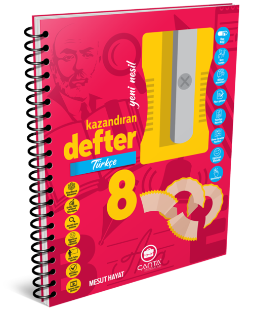 Çanta Yayınları 8 Sınıf Türkçe Kazandıran Defter LGS