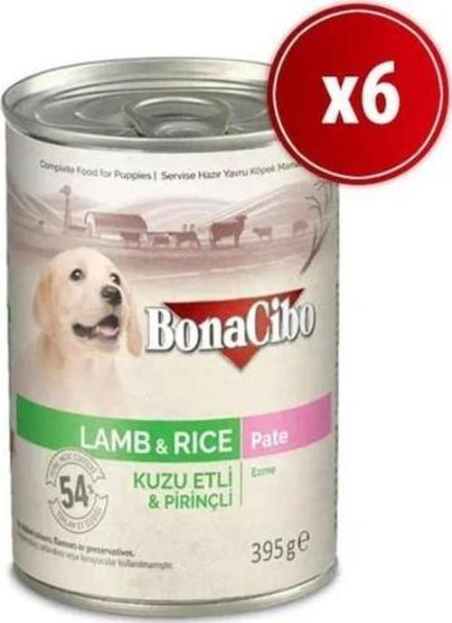 Ezme Kuzu Etli Pirinçli Yaş Yavru Köpek Maması 400 gr x 6 Adet