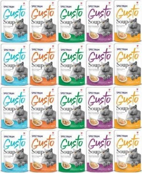 Gusto Karışık Kedi Çorbası 50 gr - 20 Adet