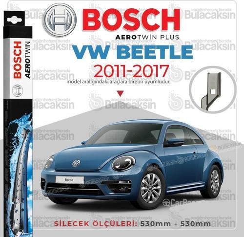 Volkswagen Beetle Muz Silecek Takımı (2011-2017) Bosch Aerotwin