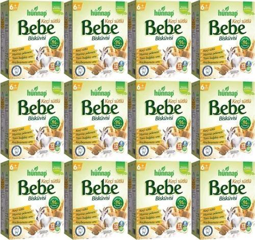 Keçi Sütlü 6+ Ay Bebe Bisküvisi 12 x 400 G