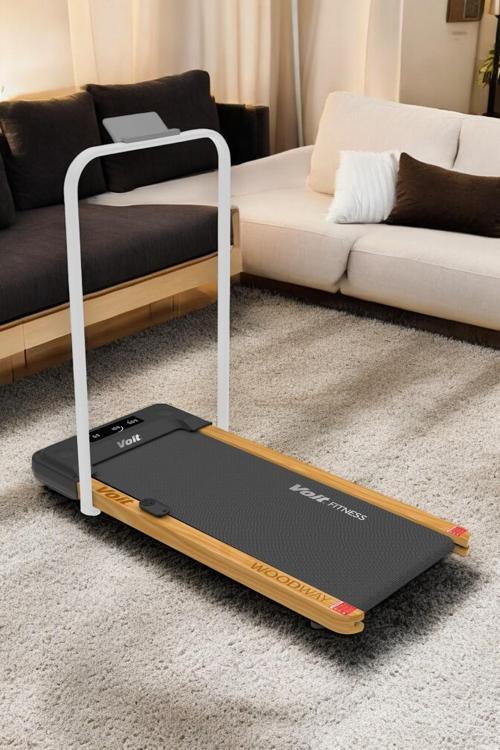 Woodway Tutma Kollu Ultra İnce Uzaktan Kumandalı Bluetoothlu Uygulama Destekli Katlanabilen Koşu Bandı