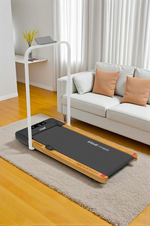 Woodway Tutma Kollu Ultra İnce Uzaktan Kumandalı Bluetoothlu Uygulama Destekli Katlanabilen Koşu Bandı