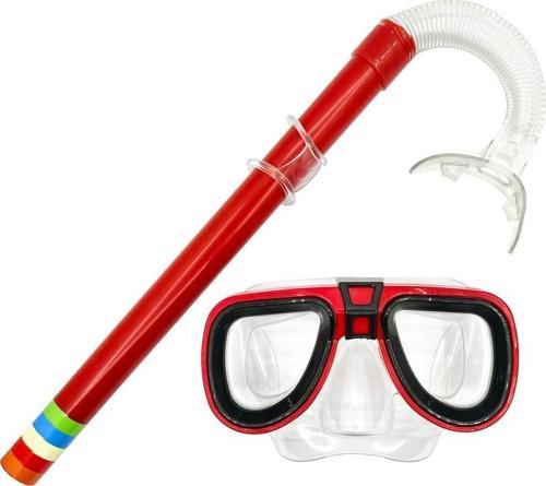Çocuk Dalış Maskesi ve Şnorkel Seti Kırmızı (M301S01)