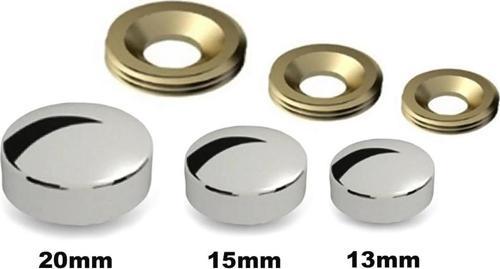METAL VİDA KAPAMA ZAMAK 20 MM KROM ( 10 ADET )