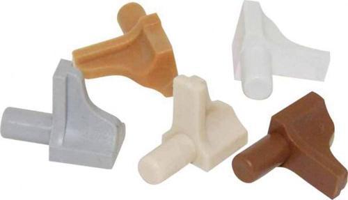 PLASTİK DÜBELLİ RAF PİMİ 5 MM BEYAZ ( 50 ADET )