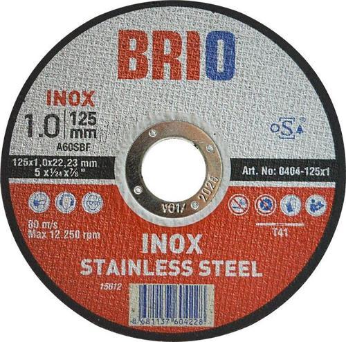 Kesme Taşı 125X1 Inox 10'lu