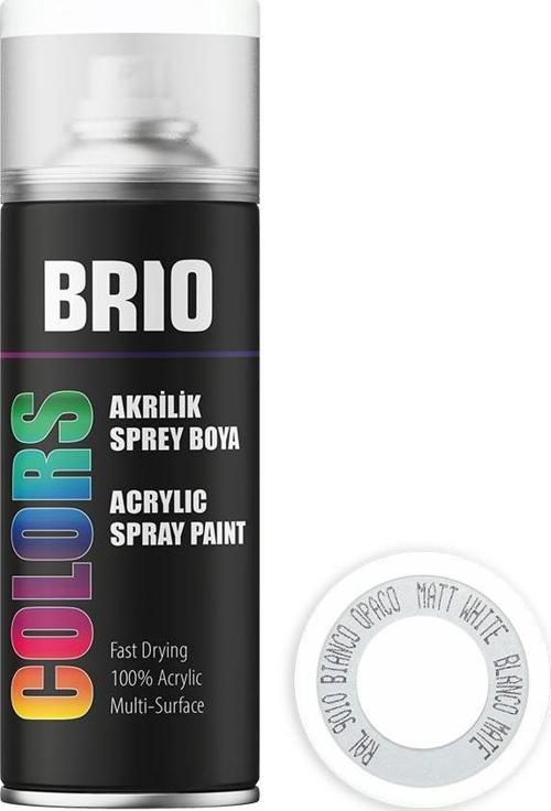 Sprey Boya Akrilik Beyaz Mat B9010M 400Ml