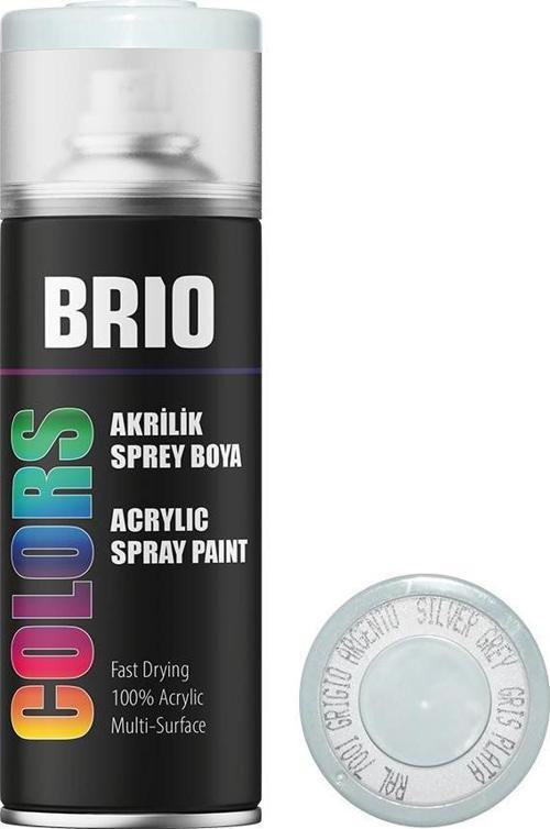 Sprey Boya Akrilik Gümüş Gri B7001 400Ml