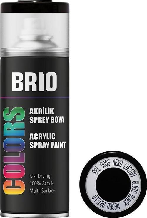 Sprey Boya Akrilik Siyah Parlak B9005 400Ml