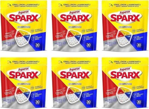 Sparx Bulaşık Makinesi Kapsülü 30 Yıkama X 6 Adet