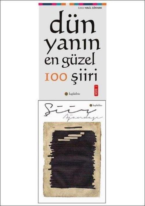 Dünyanın En Güzel 100 Şiiri ve Şiir Ajandası Seti - 2 Kitap Takım