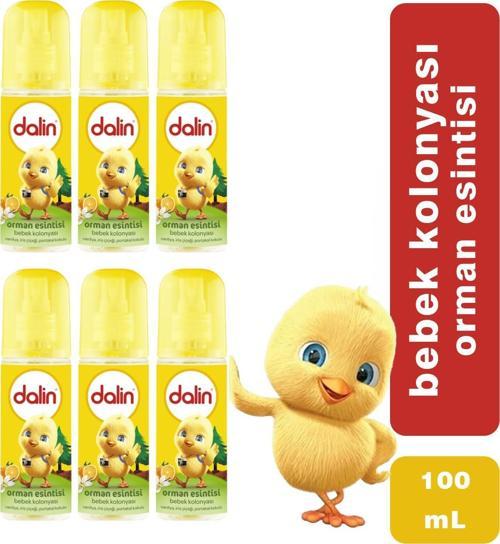 Bebek Kolonyası Sprey Orman Esintisi 100 ml 6 Adet