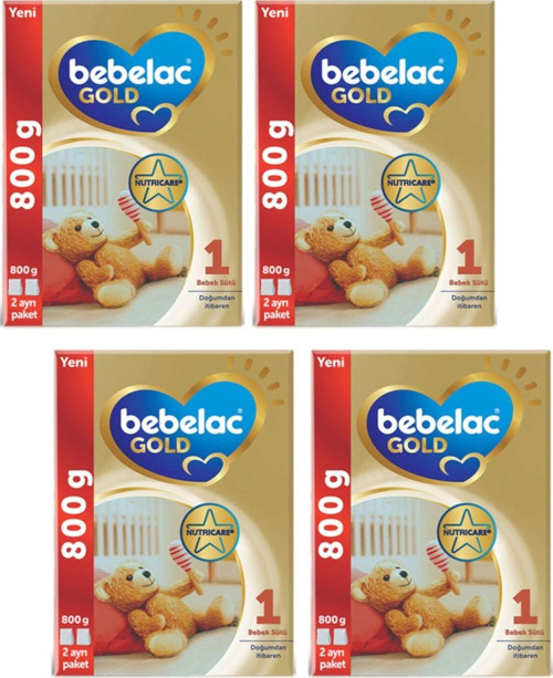Gold 1 Bebek Sütü 0-6 Ay 800 gr 4 Adet
