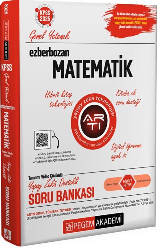 2025 Ezberbozan KPSS Genel Yetenek Genel Kültür Matematik Soru Bankası