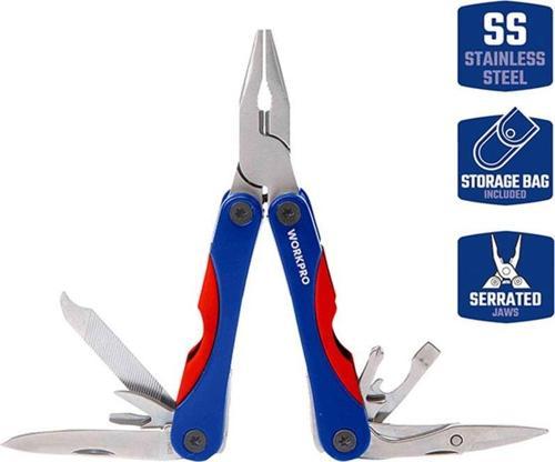 WP382017 12 IN 1 Çok Fonksiyonlu Profesyonel Mini Pense Seti + Taşıma Kılıfı