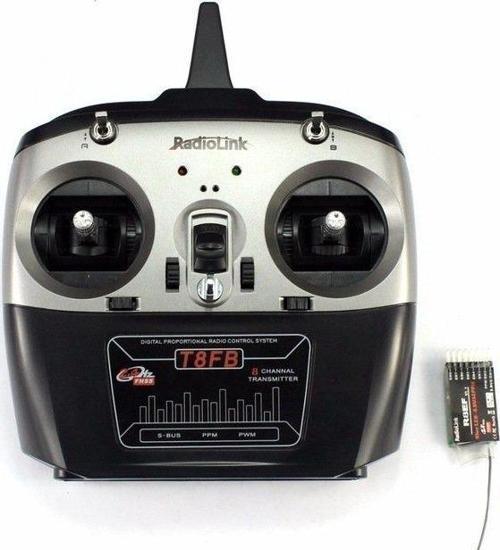 T8FB 8CH 8 Kanal Uzaktan Kumanda Radio Control & + Bluetooth & R8EF Alıcı ( 2KM Kontrol Mesafesi )