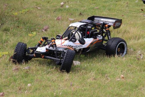SY RACING 1/5 Baja 5B 30.5CC RTR Kurşunsuz Benzinli Uzaktan Kumandalı RC Araba 80+kmh Offroad BeyazGri (Kullanıma Hazır)