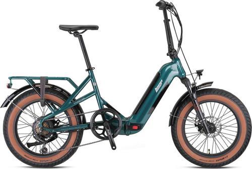Loop Coaster 20" Jant Fat Bike 7 Vites Elektrikli Katlanır Bisiklet Yeşil Gri