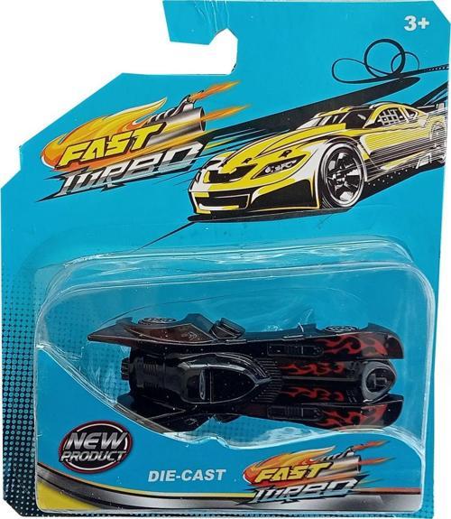 Ateş Boyalı Yarasa Araba Die Cast 1:64 Ölçekli Metal Tasarım