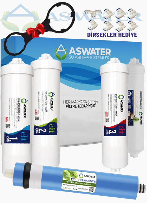 Ihlas Aura Cebilon - Plus - Silver - Platinum - Uyumlu 5 Aşamalı Elıte Filtre Seti