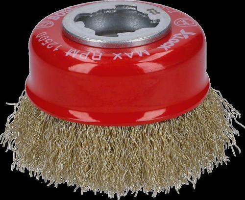 - X-LOCK - Clean Serisi Metal İçin Saçaklı Pirinç Tel Fırça 70*0,3 mm