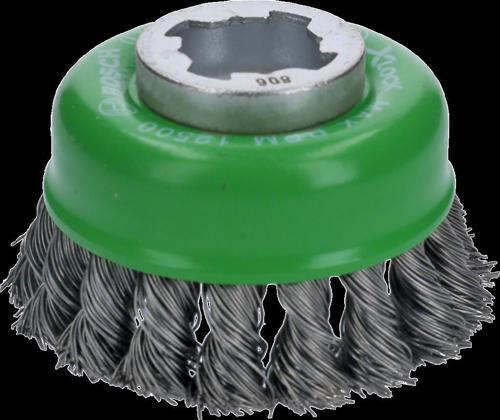 - X-LOCK - Heavy Serisi Inox İçin Burgulu Tel Fırça 75*0,5 mm