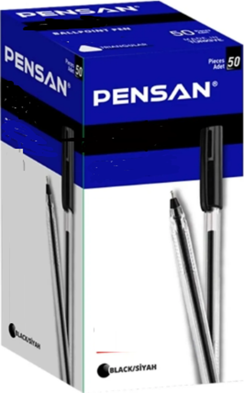 Tükenmez Kalem Üçgen Siyah 0,5 Mm 2305 (50 Li Paket)