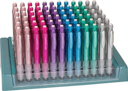 Versatil Kalem (Mekanik Kurşun Kalem) Deep 0.7 Mm Tatlı Serisi Pastel Renkler (72 Li Stand) SV-DEEP72TPST-P
