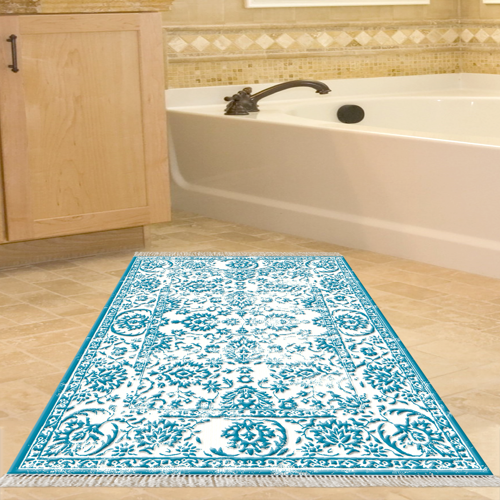 Eko Trend DJT Banyo Paspası Yıkanabilir Kaymaz Taban 744 Vintage Sarı