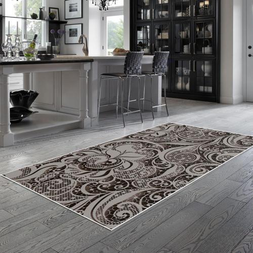 Alanur Trend Keçe Tabanlı Mutfak Halı Mu145 Bej