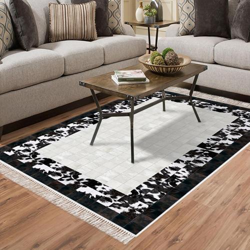 Eko Trend DJT Halı Yıkanabilir Kaymaz Taban 1495 Modern Siyah