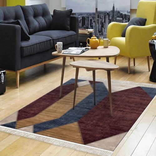 Eko Trend DJT Halı Yıkanabilir Kaymaz Taban S6506 Modern Renkli