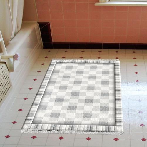 Eko Trend DJT Banyo Paspası Yıkanabilir Kaymaz Taban 1913 Modern Gri
