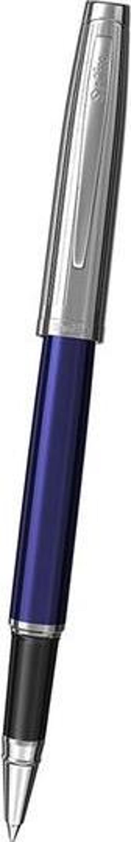 Lacivert Lüx Kutuda Krom Roller Kalem