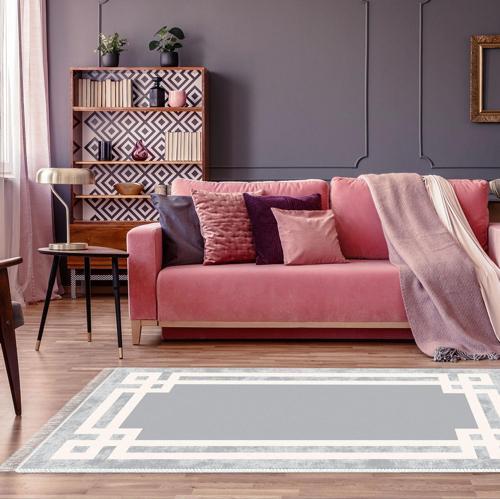 Eko Trend DJT Halı Yıkanabilir Kaymaz Taban 657M Modern Camel