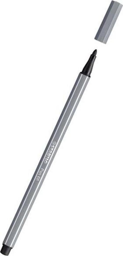 Pen 68 Fineliner Koyu Gri Kalem