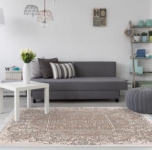 Eko Trend DJT Halı Yıkanabilir Kaymaz Taban 1488 Modern Kahve