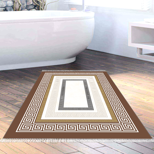 Eko Trend DJT Banyo Paspası Yıkanabilir Kaymaz Taban 675M Modern Gold
