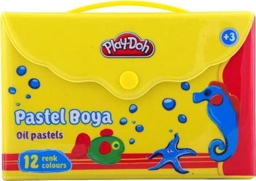12 Renk Pastel Boya Çantalı