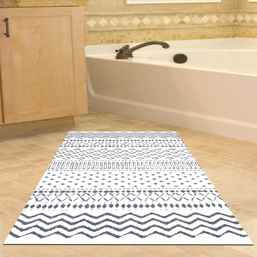 Kaymaz Taban Djt Banyo Halısı Trend İskandinav F5086 Fuşya