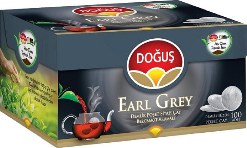 Earl Grey 100'Lü Demlik Poşet Çay X 4 Adet