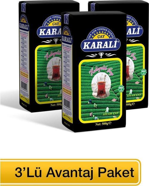 Karali Hediyelik Dökme Çay 500 Gr X 3 Adet