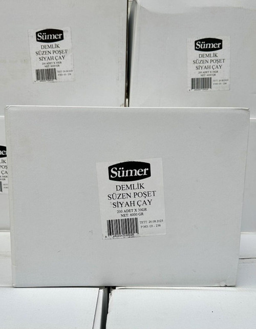 Sümer Demlik Poşet 6 Kg 30 Gr X 200 Adet