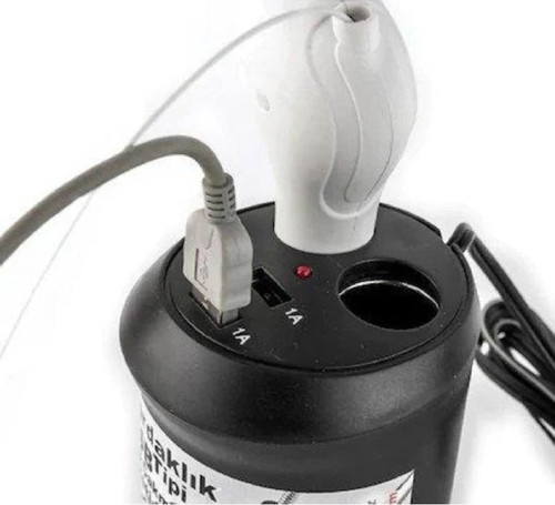 BARDAKLIK TİPİ USB VE ÇAKMAK SOKETİ 12V