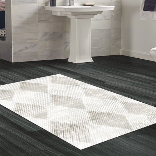 Kaymaz Taban Djt Banyo Halısı Yıldız Deri İskandinav F5131 Turkuaz