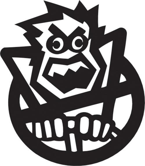 TRAFİK CANAVARI FOLYO STİCKER 130cm Uzunluk