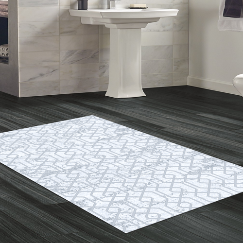 Kaymaz Taban Djt Banyo Halısı Star Pamuk Modern 757 Mavi