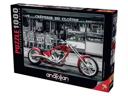1000 Parçalık Puzzle - Kırmızı Chopper 1019